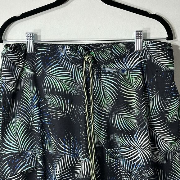 George Shorts Men’s L(36-38) Swim Trunks Nature Print Drawstring W/ Pockets - Picture 2 of 11